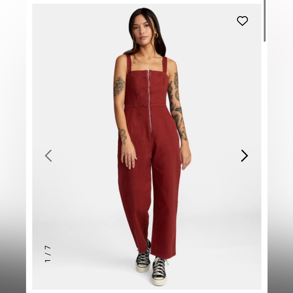RVCA Railway Jumper | Dark Red